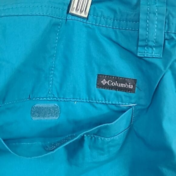 Men's Columbia Washed Out Shorts Blue Size 36 Cotton Poplin Chino Modern Outdoor - Picture 7 of 8